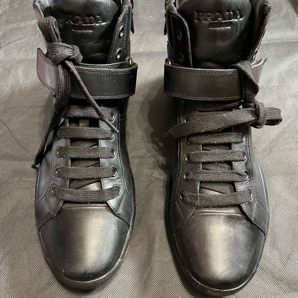 Prada leather ankle boots - Picture 2 of 4